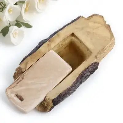 Outdoor Garden Hidden Keys Resin Branch Saver WeatherProof Durable Hider Fake Rock Key Holder Branch