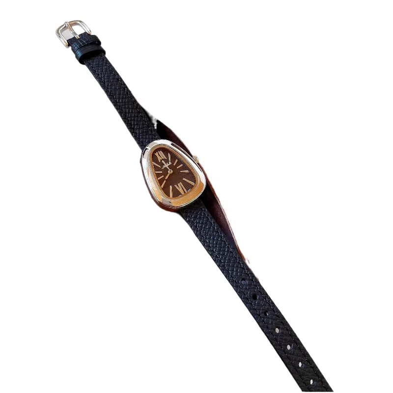New Elegant Ladies Waterproof Watch Personalized Student Fashion Automatic Niche Leather Quartz Watch Birthday Gift