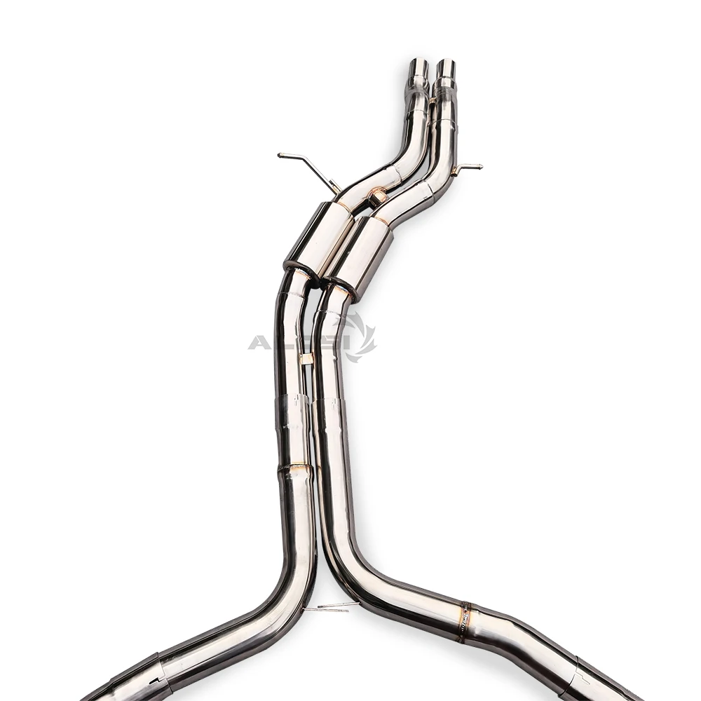 Stainless Steel Cat-Back Exhaust for A5 3.2L 2007-2012 Valvetronic Exhaust Retains OEM Hangers