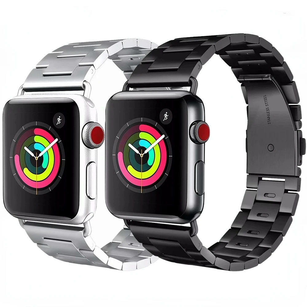 

Metal Strap for Apple Watch Ultra 49mm 8 7 45mm 41mm Stainless Steel Bracelet Wristband for iWatch Series 6543SE 44 40mm 42 38mm