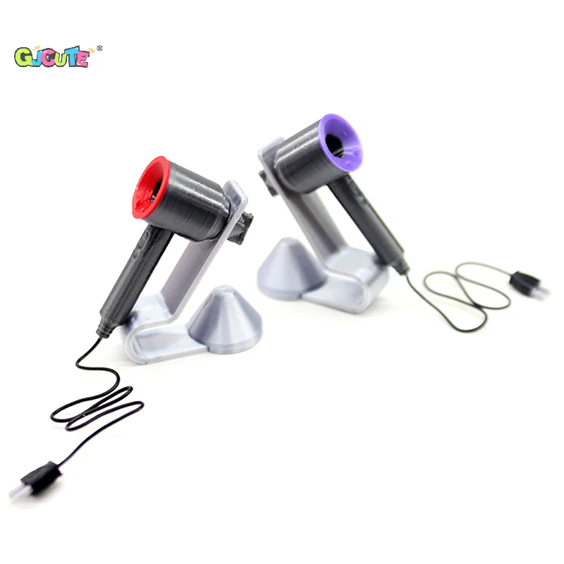 

1set Dollhouse Miniature Home Appliance Scene Decoration Mini Hair Dryer Model Doll Accessories Toys