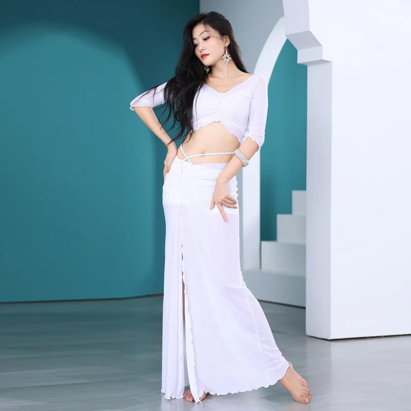 Women's Belly Dance Dress Stage Performance Suit Dance Sexy Long Dress