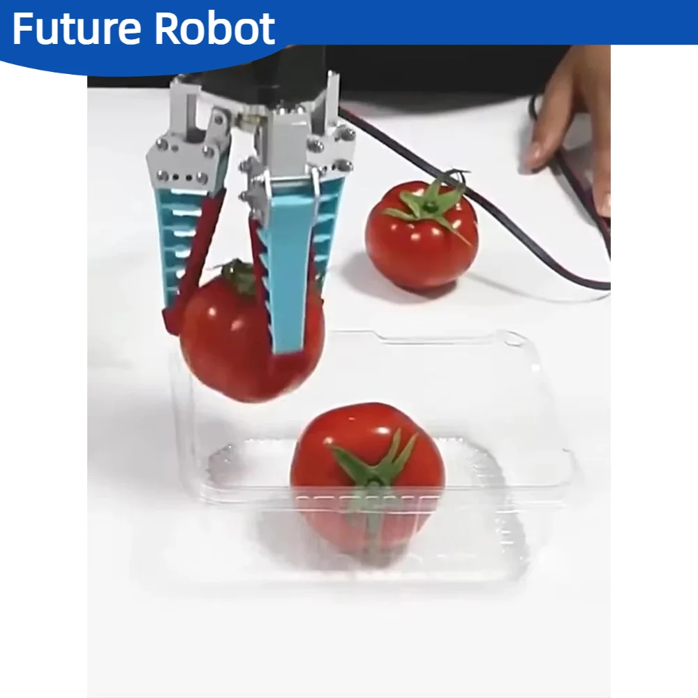 Grab Adaptive Pneumatic Electric Control Robot Flexible Mechanical Claw Bionic Flexible Mechanical Finger Fruit Sorting Gripper