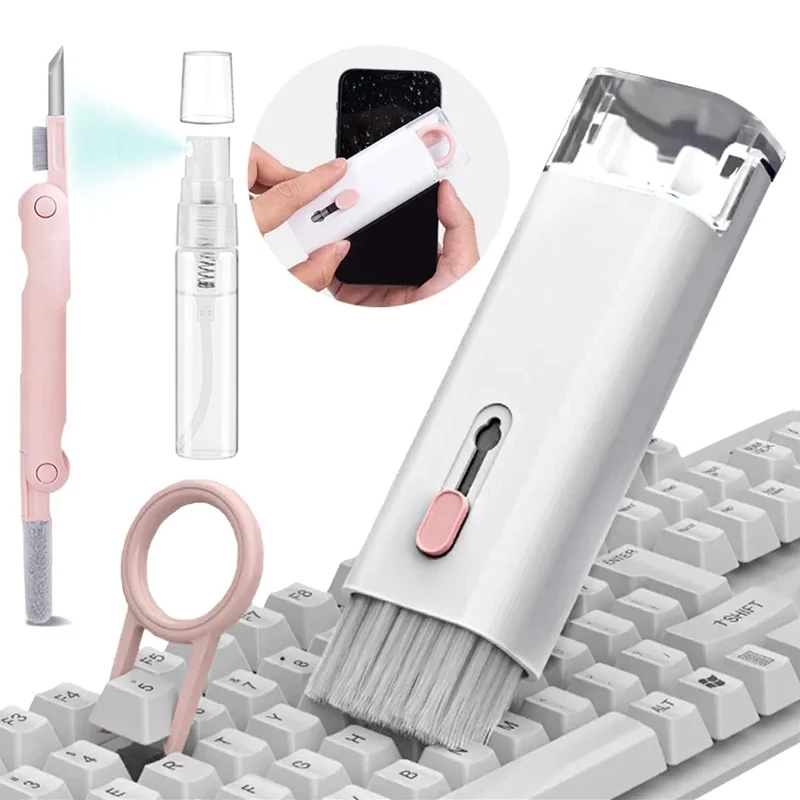 7-in-1 Computer Keyboard Cleaning Brush Kit Electronics Dust Cleaner Kit Bluetooth Earphone Cleaning Pen Tools for Airpods 3 Pro