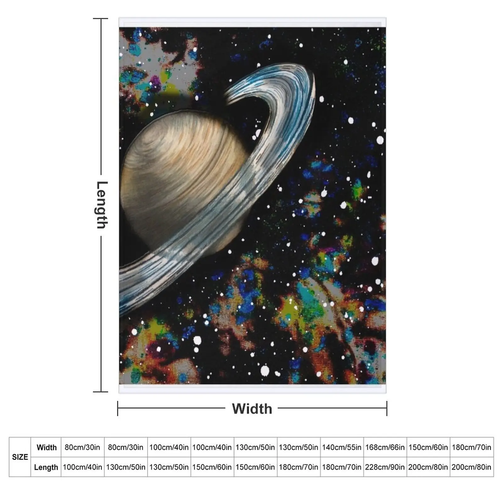 Saturn Throw Blanket Giant Sofa blankets and throws Extra Large Throw Vintage Blankets For Sofas for sofa Blankets