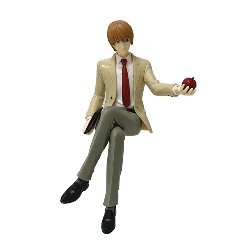 Figurine de personnage de Death Note : Yagami Light, Misa Amane, Ryuk, Rem – Modèle en pose assise, objet de collection pour les fans d'anime