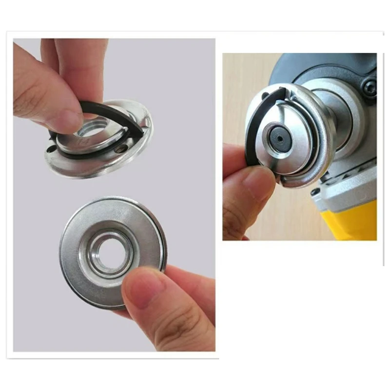 ร้อน! M14 เครื่องบดมุม Quick Release Self-Locking เครื่องบดกดแผ่นหน้าแปลน Nut Power Chuck