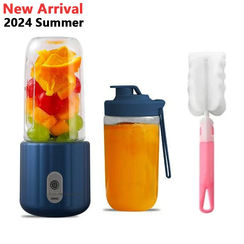 Double Cup Multifunction Usb Fruit Mixers Juicers Portable Electric Juicer Blender Fruit Juicer Cup Food Milkshake Juice Maker