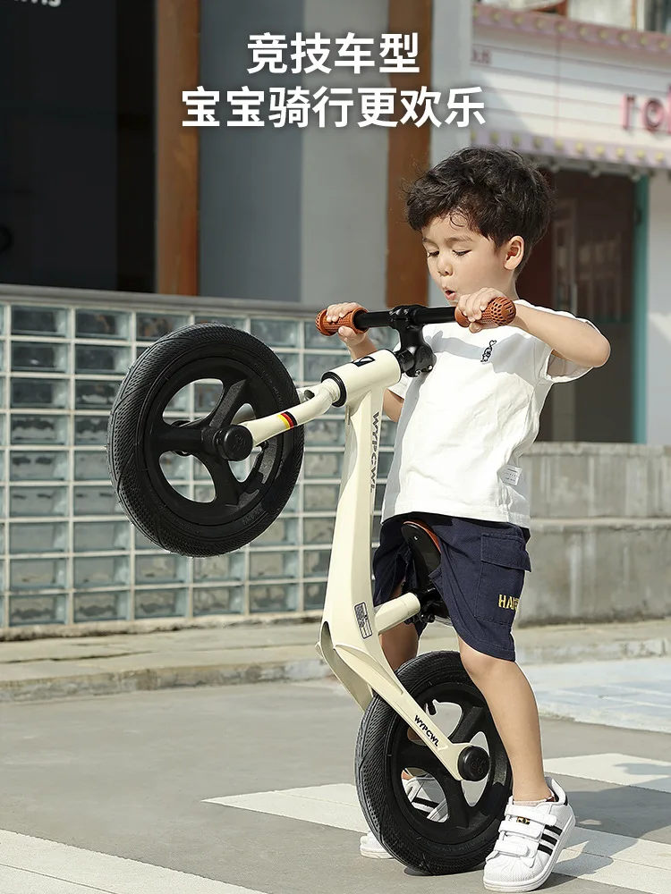 Magnesium alloy children's balance bike without pedal 1-6 years old yo-yo two-wheeled baby slide walker