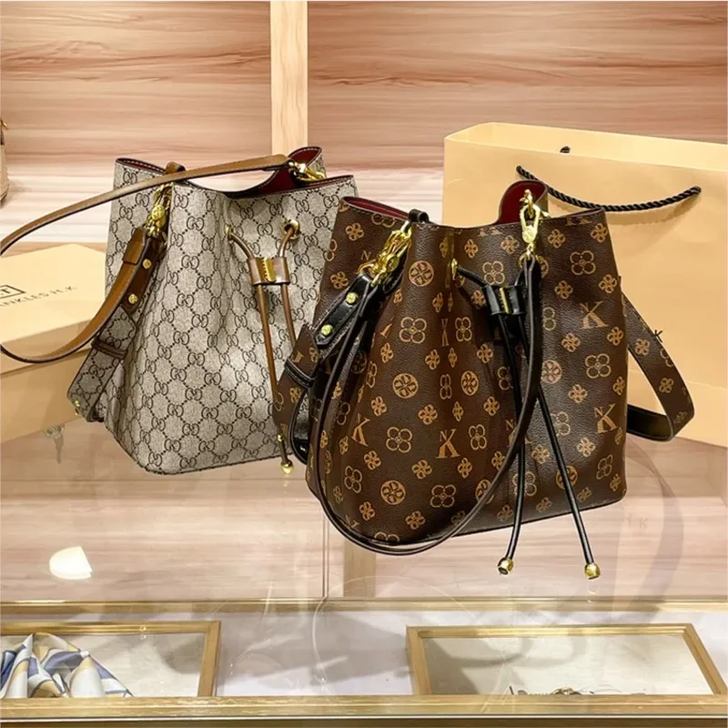 Premium Leather Crossbody Bag For Women Designer Shoulder Tote Handbags Elegant Ladies Luxury Messenger Bags Trendy Style