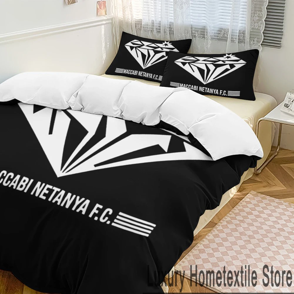 3D Maccabi Netanya Bedding Set Duvet Cover Bed Set Quilt Cover Pillowcase Comforter king Queen Size Boys Adult Bedding Set