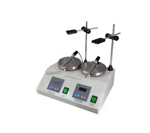 

2 Units Heads Multi-unit Digital Thermostatic Magnetic Stirrer Hotplate mixer High Quality