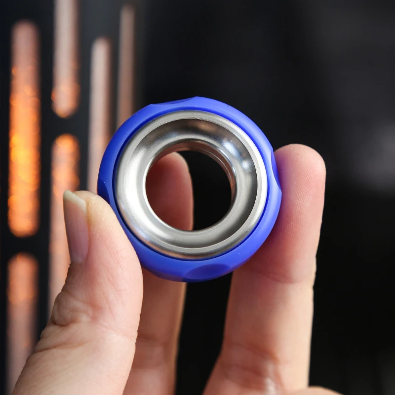 Anneau à cliquet mécanique pour fromage, jouets EDC anti-Stress, Spinner à main, jouet de bureau, cadeaux pour adultes