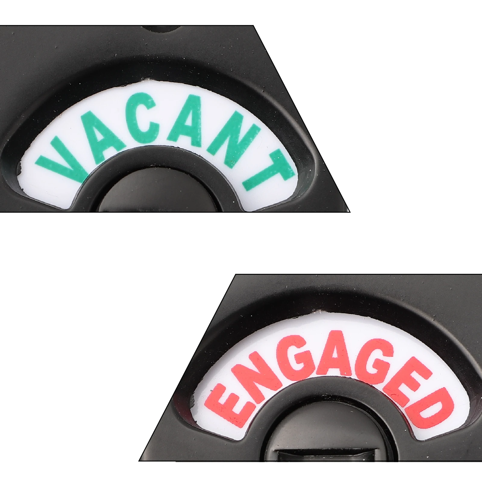 

Замок конфиденциальности из цинкового сплава для ванных комнат Индикатор вакантной и помолвки для присутствия комнаты Подходит для дверей туалета и душа