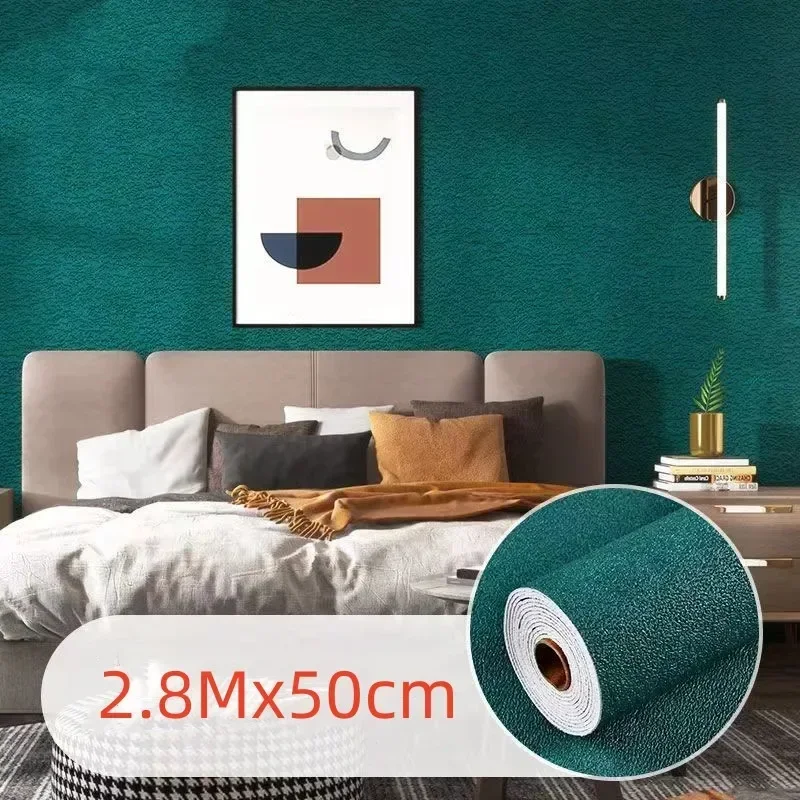 Thickened 3D Diatomaceous Mud Texture Self-adhesive Wall Sticker Waterproof Moisture-proof  Kitchen Bedroom Dormitory Wallpaper.