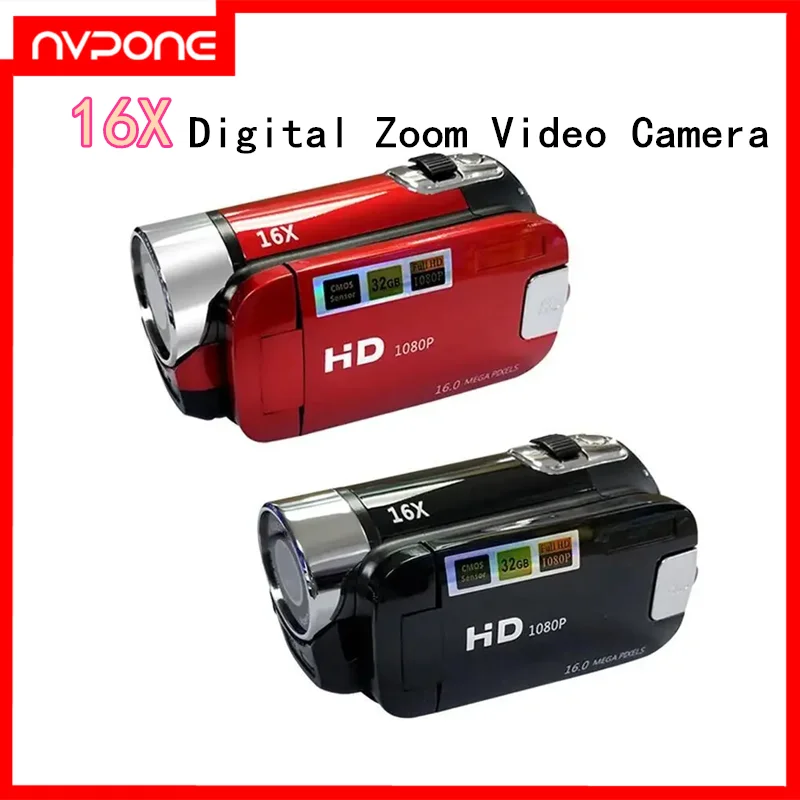 Full HD 16MP 16X Digital Zoom Video Camera TFT LCD Screen Shooting DVR Camcorder 2.7 inch Screen View Playback Video Camcorder