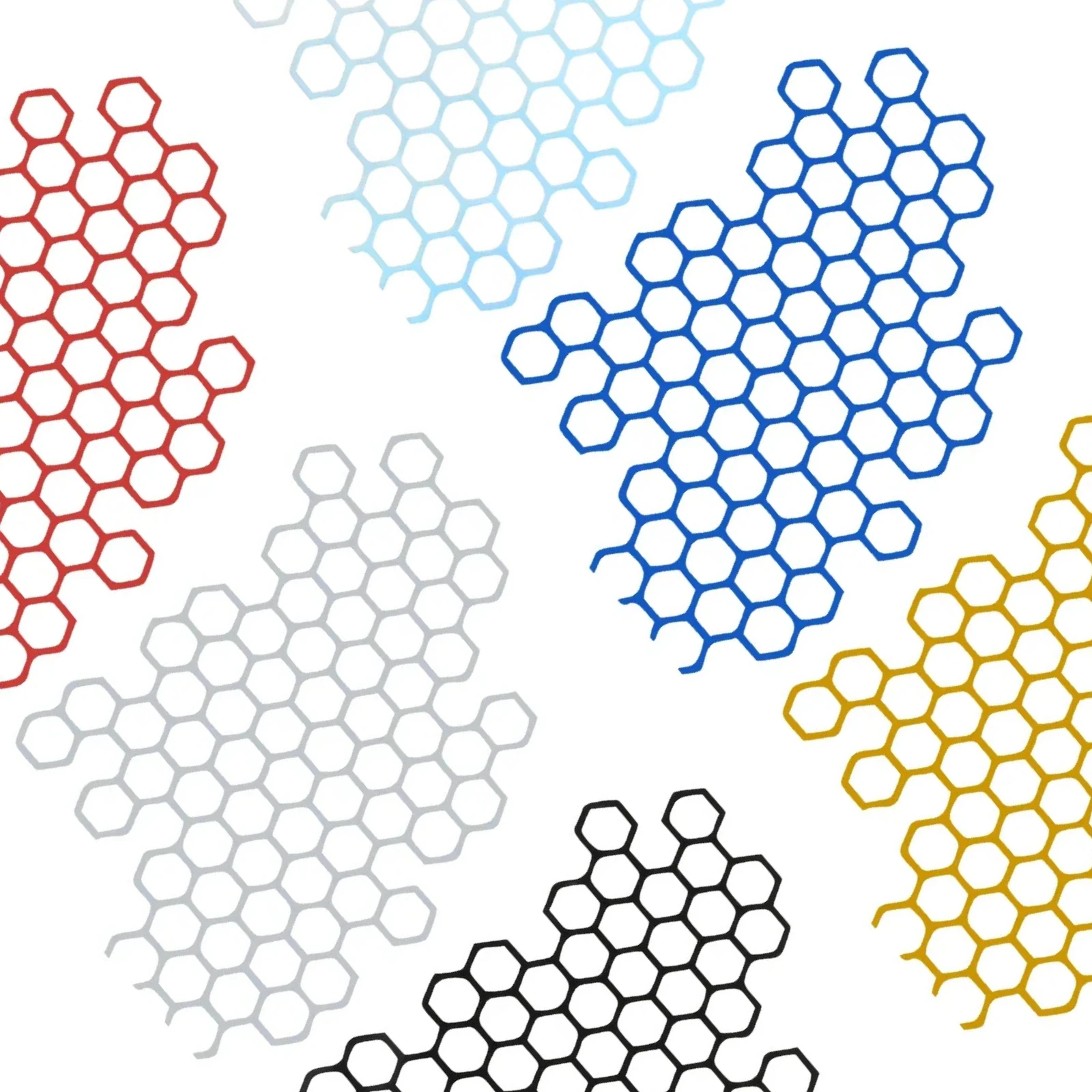 

1Pc Motorcycle Sticker Honeycomb Helmet Decals Stickers Universal for Motorcycle Scooter Electric Bicycle Decorative Decals