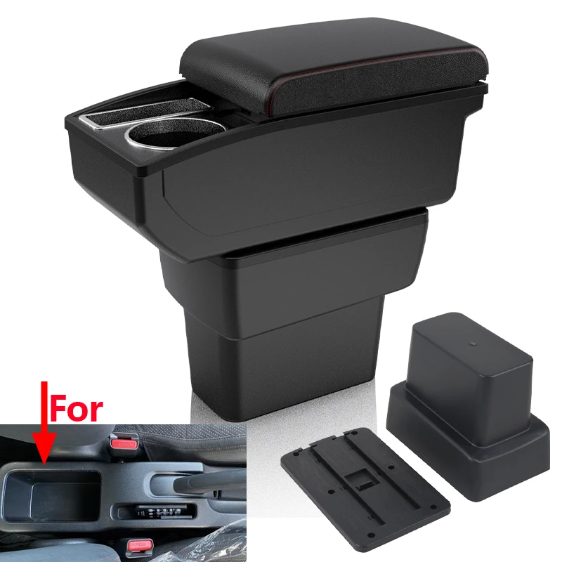 

Armrest For Nissan Note E-POWER Center Console Storage Box with Cup Holder 2016 2017 2018 2019 2020 Car Interior Accessories