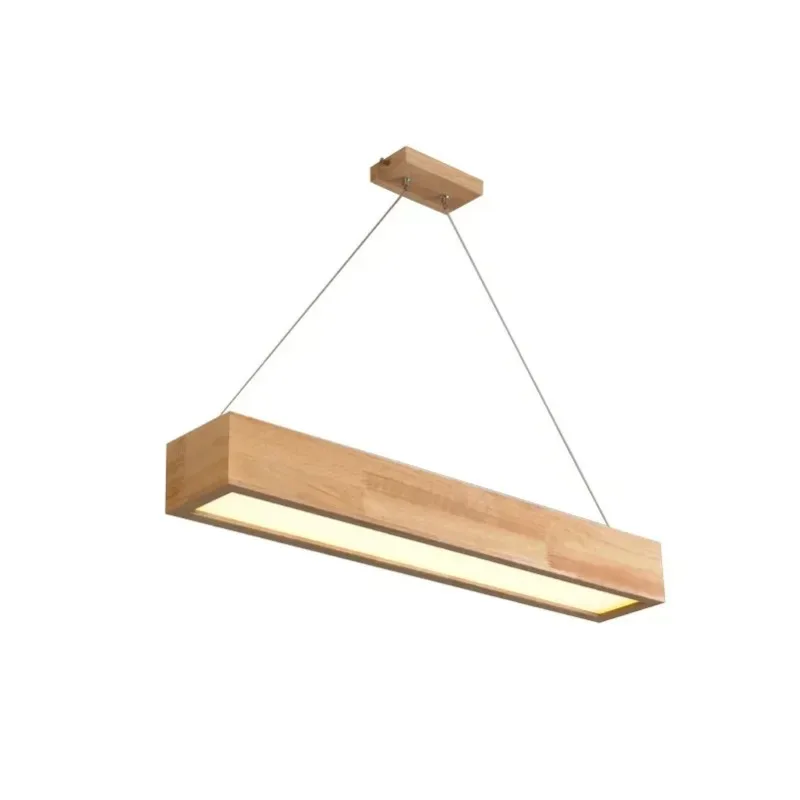 Simple 15W/25W/30W LED Wooden Pendant Light With Arcrylic Shade,Modern Style Pendant Lamp For Living Room/Sitting Room/Bedroom