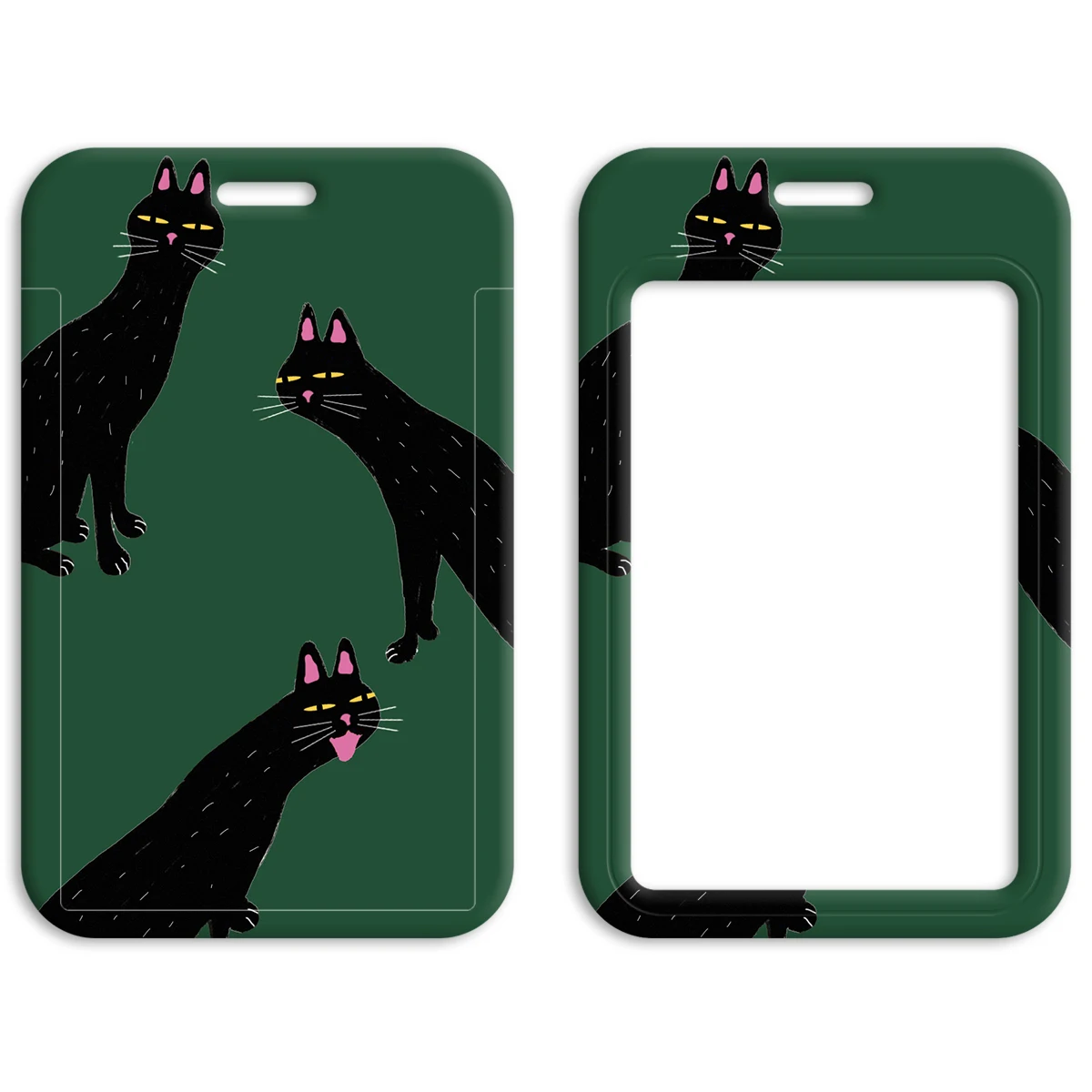 Black Cat Lanyards for Keys Cute Neck Strap ID Card Gym Cell Phone Straps USB Badge Holder DIY Hang Rope Lariat Lanyard