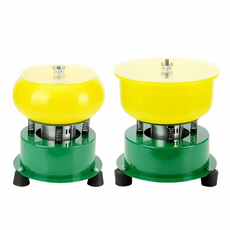 3000rpm Small Jade Agate Jewelry Vibratory Drum Polisher Jewelry Vibration Polisher Polishing Machine 6