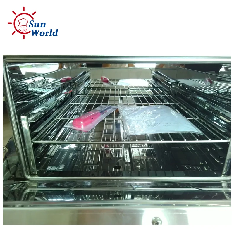 موقد نطاق الطبخ بالغاز في مطعم الفندق مع 6 شعلات ومعدات مطبخ فرن