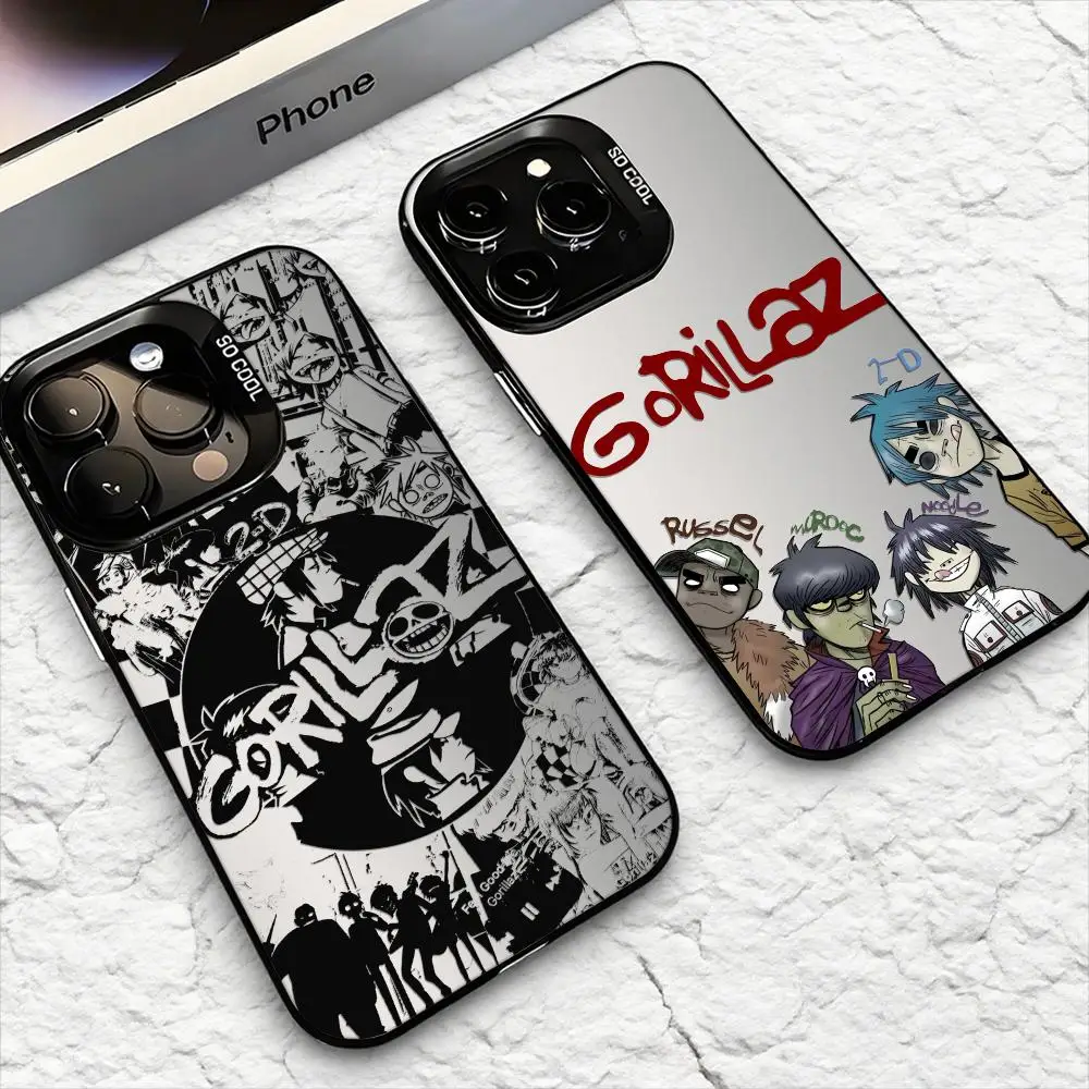 Funda de teléfono Trend G-GorillazS Anime para iPhone 17 16e 16 15 14 13 12 11 mini Pro Max X XR XSMAX 8 7 Air Plus Anti caída mate