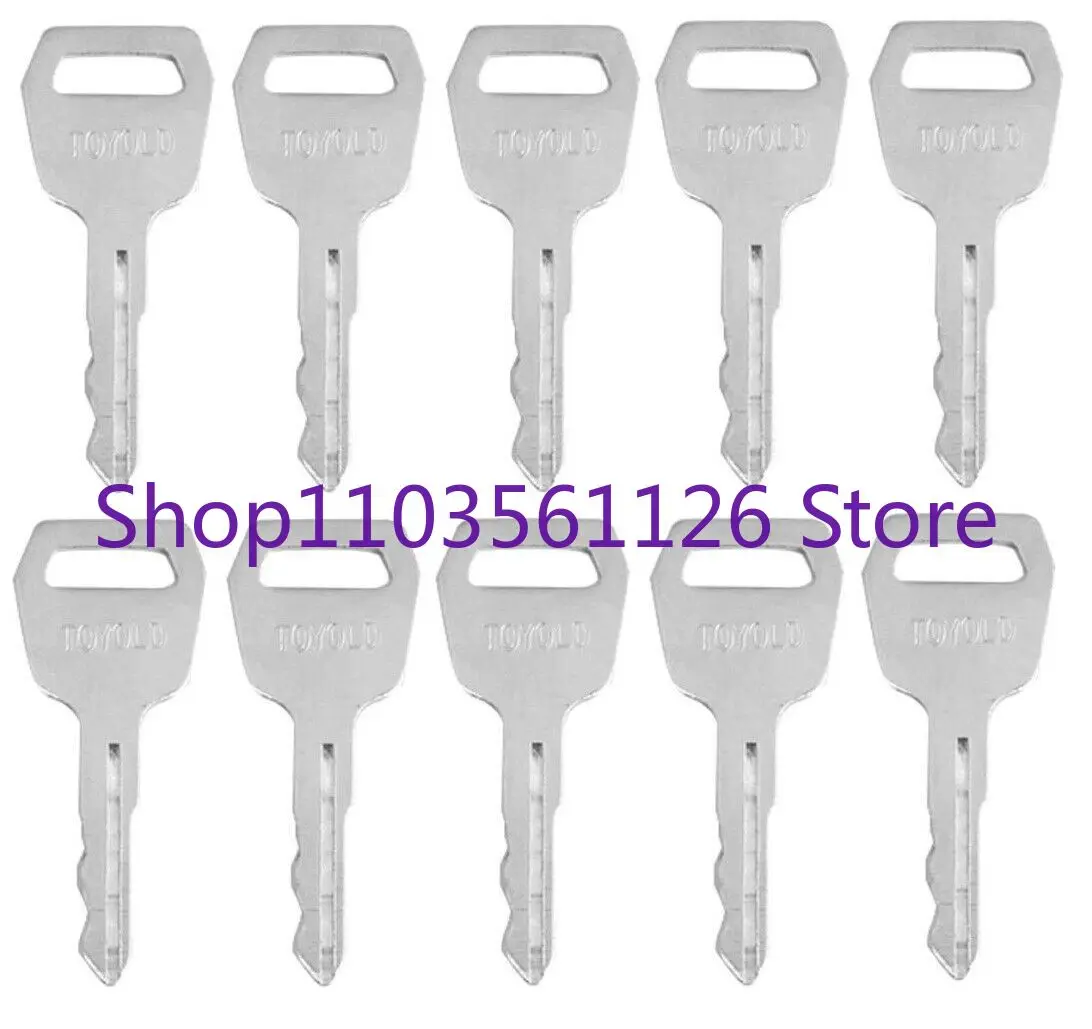 

(10) keys For Toyota Forklift Ignition Keys fits Older Models 511416