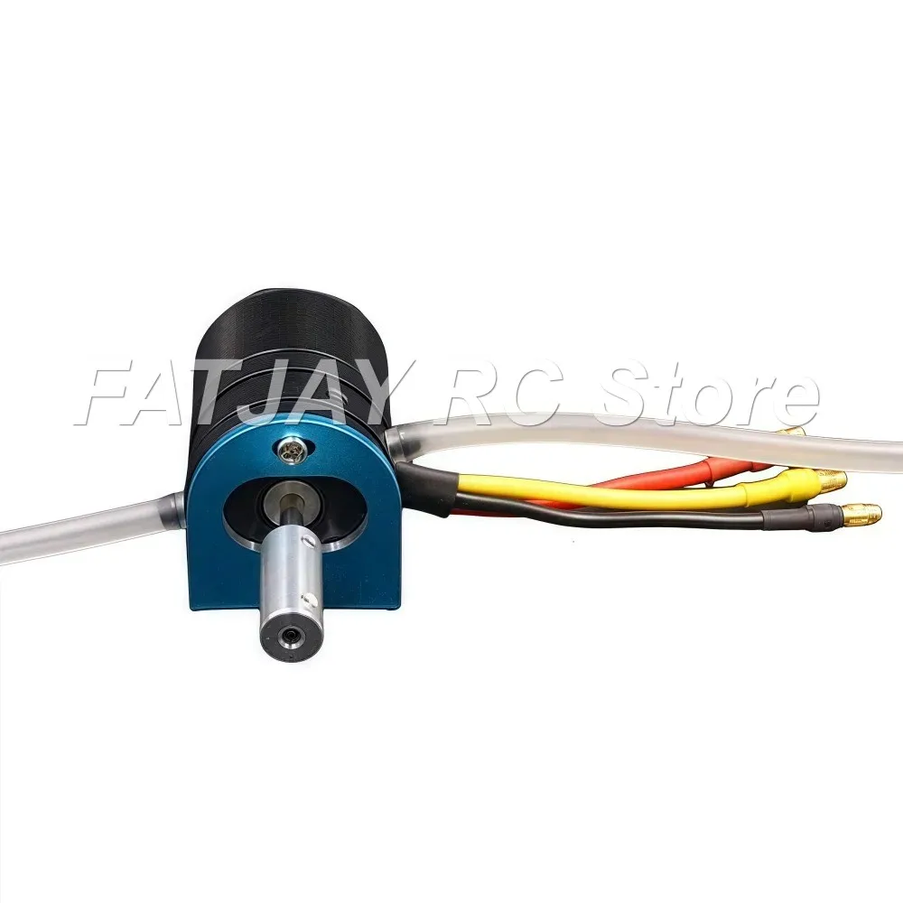 Moteur brushless refroidi par eau FATJAY 3536 1700KV 1000KV avec support réglable pour bateau RC