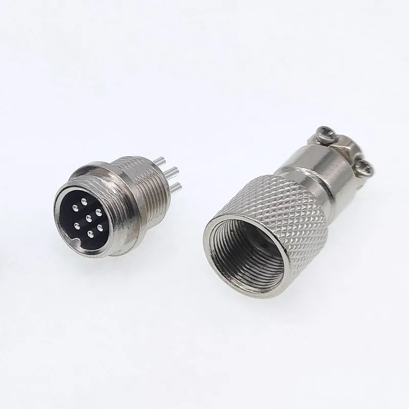 Male Plug Docking Plug GX12  circular connector  2 Pin plug 3pin4pin 5pin6pin7pin 12mm Butt plugs RS765 image 2