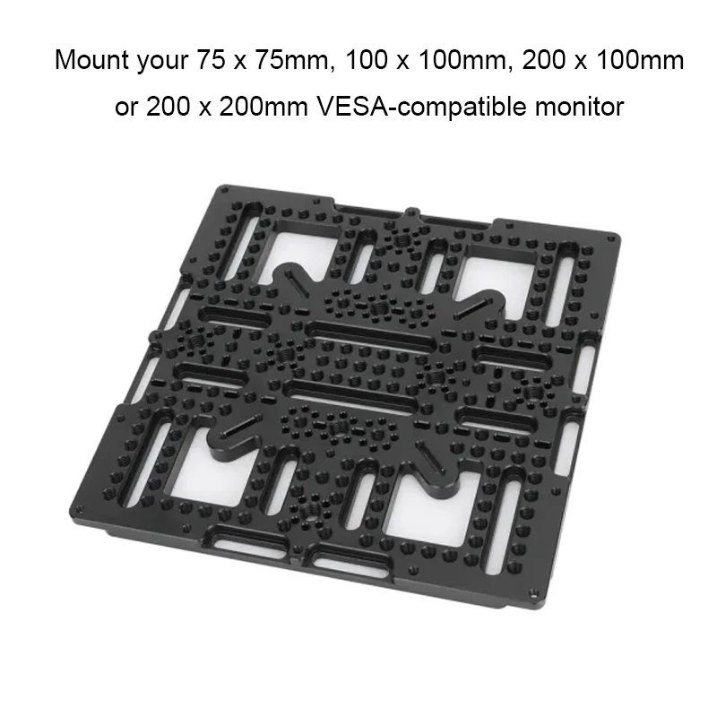 CAMVATE Multipurpose Cheese Plate for VESA Monitors 75 x 75mm 100 x 100mm, 200 x 100mm, 200 x 200mm Base Plate