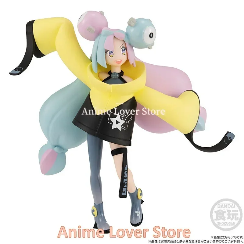 Bandai-Figuras Anime Brinquedos para Crianças, Original Scale World, POKEMON Paldea Region Iono Belibolt, Modelo Colecionável de Ornamentos, Presente