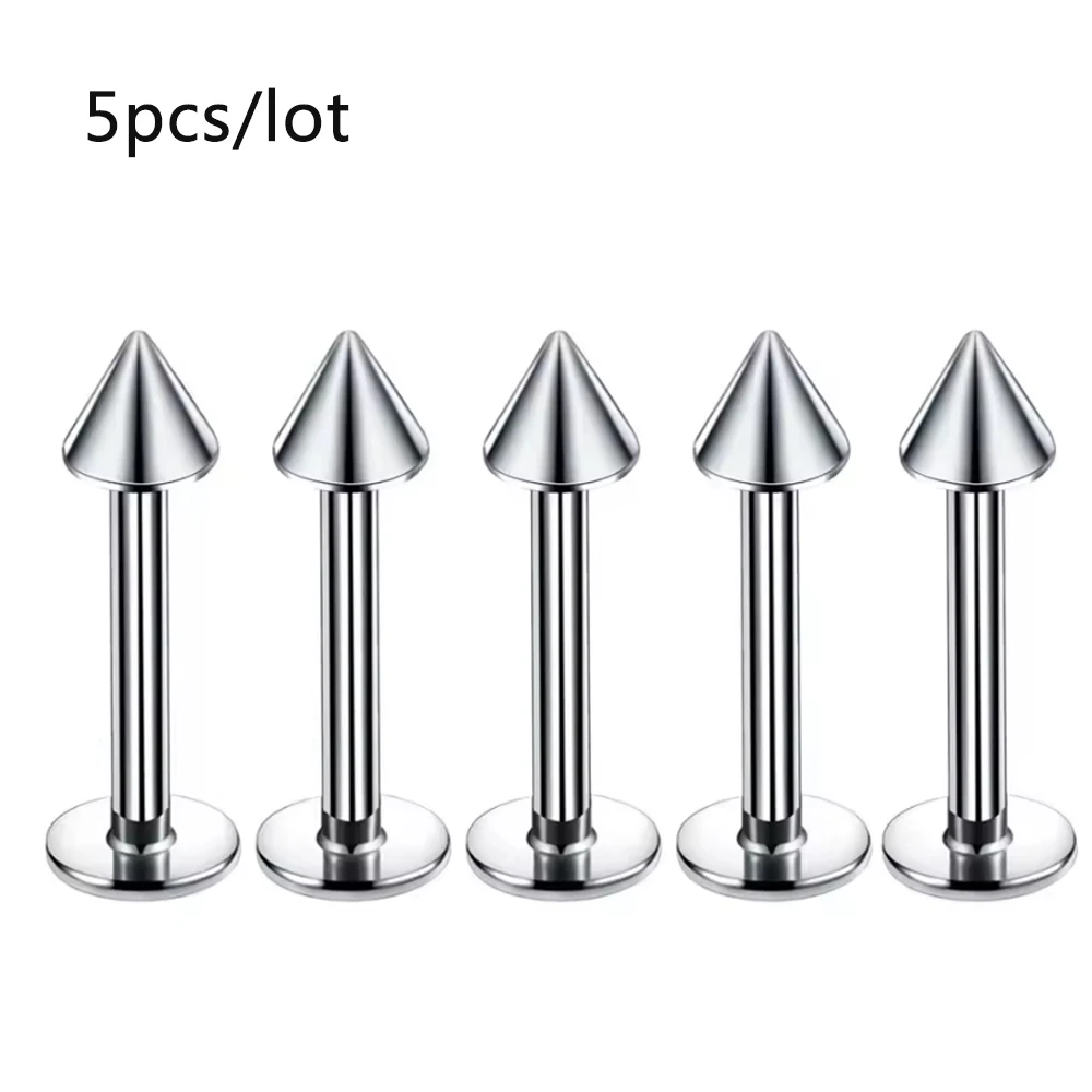 5/16 Stück/Set Körperschmuck Gebogene Nasen-, Ohr-, Bauch-, Lippen-, Zungenringe Set Edelstahl Bauchnabel-, Augenbrauen-Piercings Oreja – Detail 6