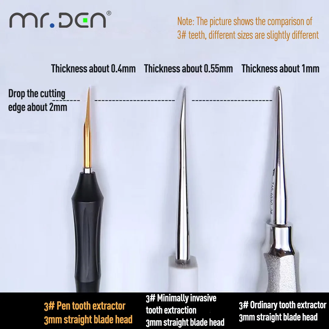 MR DEN DLC Coated Dental Extraction Forceps Sharp Wear-Resistant Minimally Invasive Tooth Removal Instrument