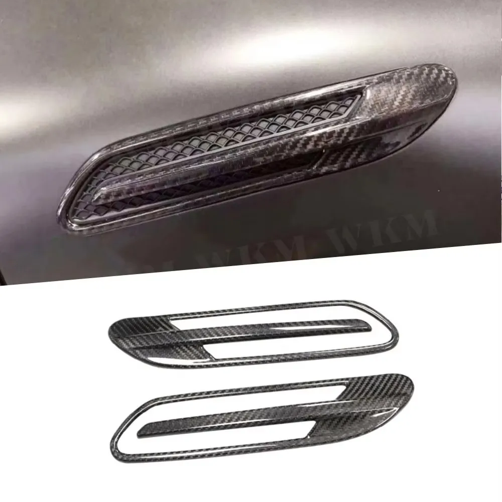 

Real carbon fiber For Mercedes Benz GT43 GT50 GT53 2019-2023 AMG 4 Door Car Front Side Bumper Air Vent Covers Trims