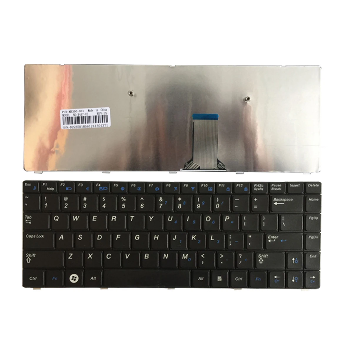 

New for Samsung R467 R470 R440 R429 R463 R468 R428 P467 RV408 RV410 NP-RV408 NP-RV410 series US laptop Keyboard Black