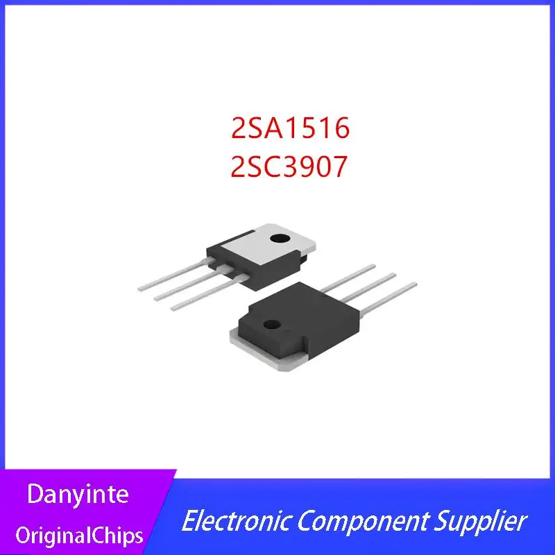 NEW 2SA1516 2SC3907 5pcs A1516 + 5pcs C3907  TO-3P