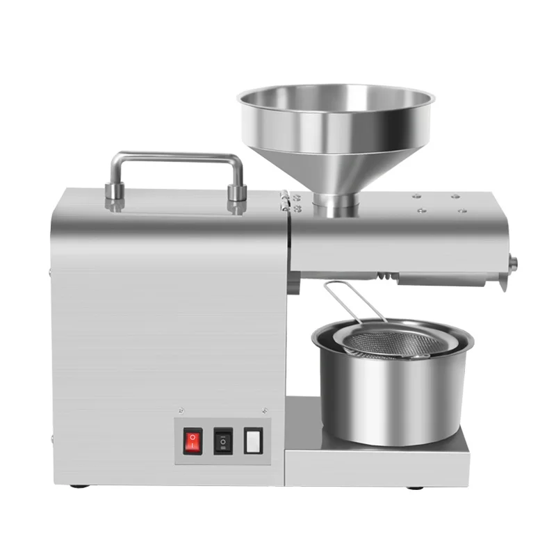 RG311 Household And Commercial Integration Oil Press Machine,Peanut Flaxseed Sesame Stainless Steel Oil Press Extractor 110V Or