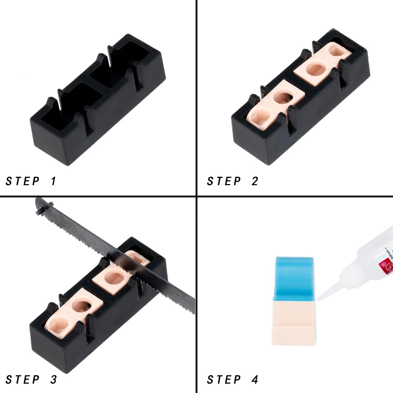 XW901เครื่องตัดขาแบบยิงคู่อุปกรณ์ทำอิฐแบบทำมืออุปกรณ์เสริมขนาดเล็กแบบตุ๊กตาขยับแขนขาได้ของเล่นบล็อกตัวต่อเด็ก