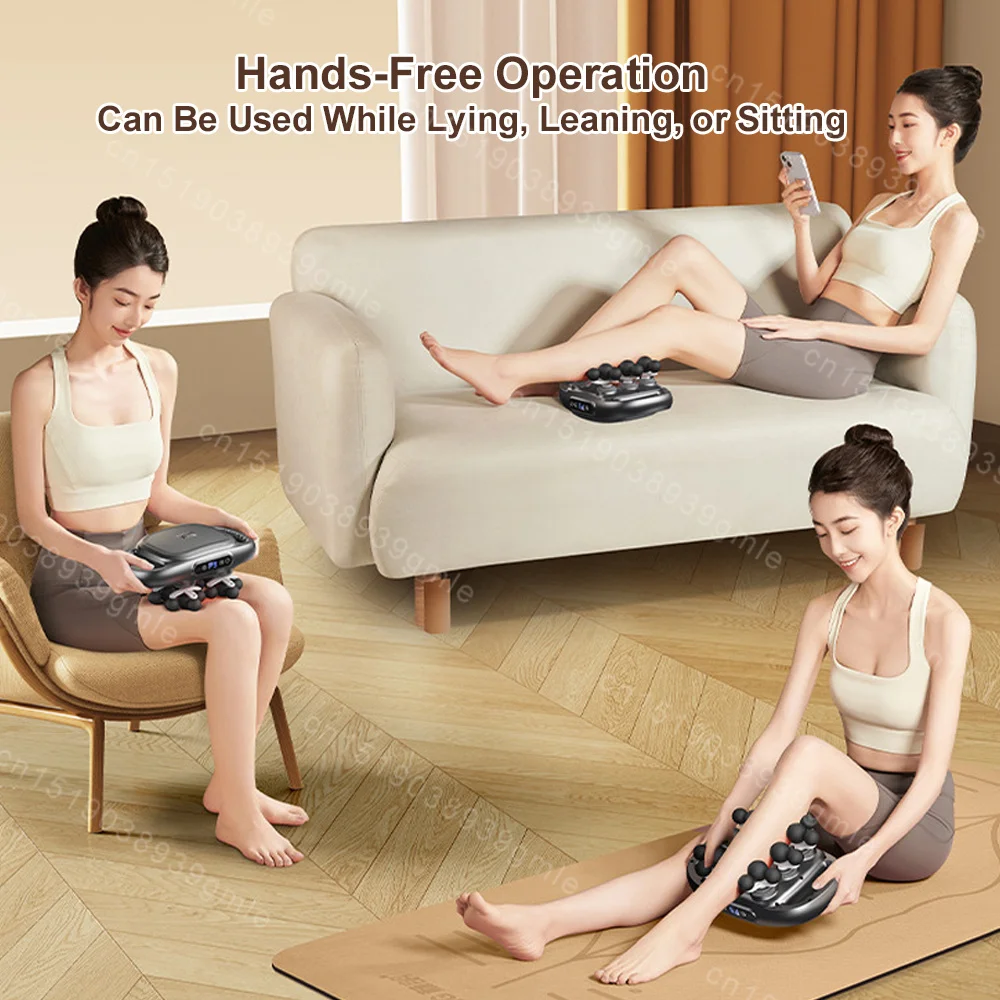 أداة تدليك بندقية اللفافة متعددة الرؤوس 4/6/8/12/16/22/28/32 مسدس تدليك عالي التردد للاهتزاز والخلفي والخصر والرقبة والكتف