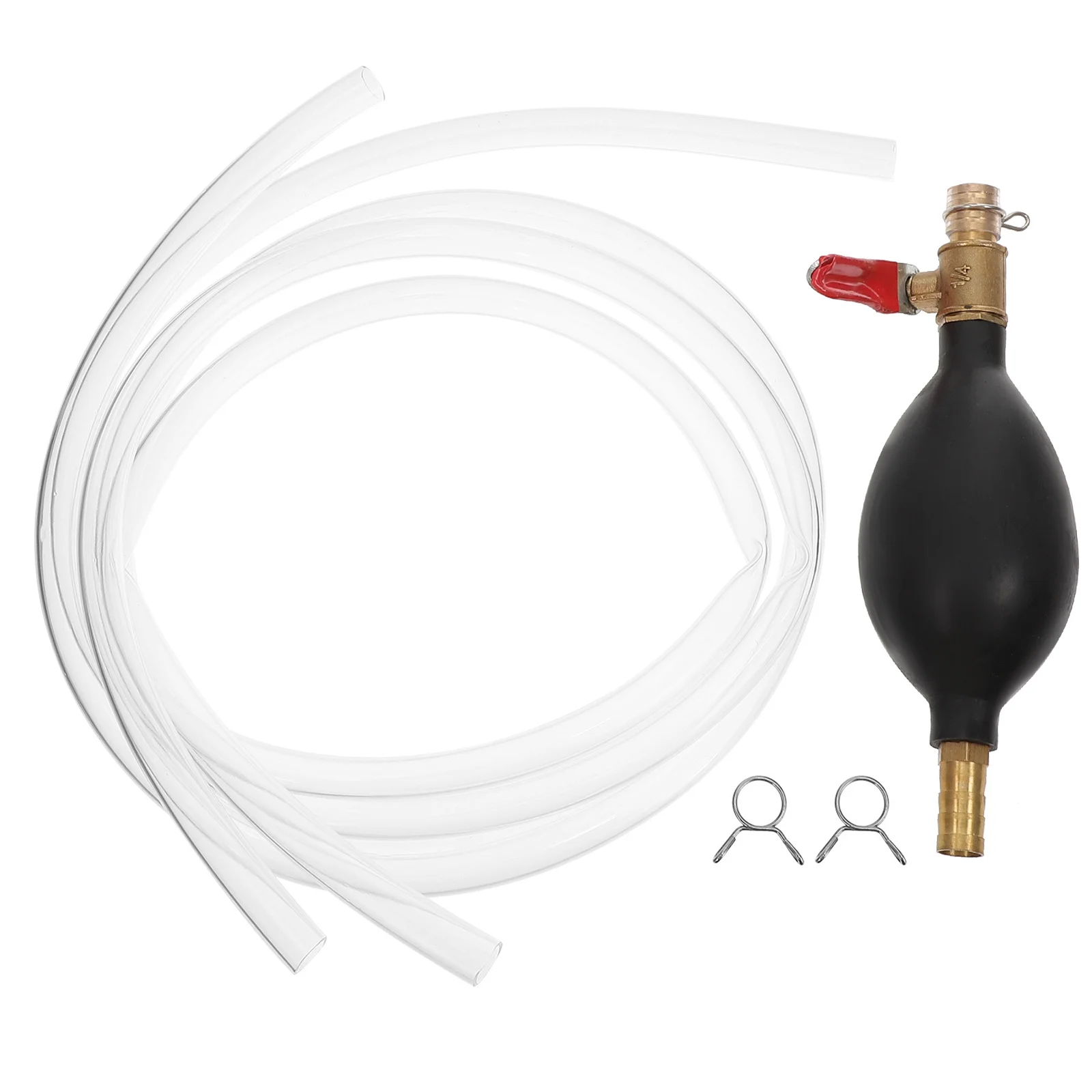 1 Stück manuelle saugfähige Pumpe, 10 mm Premium-Benzin-Diesel-Siphon-Schlauch, unverzichtbar für Reparaturwerkstatt-Leiter