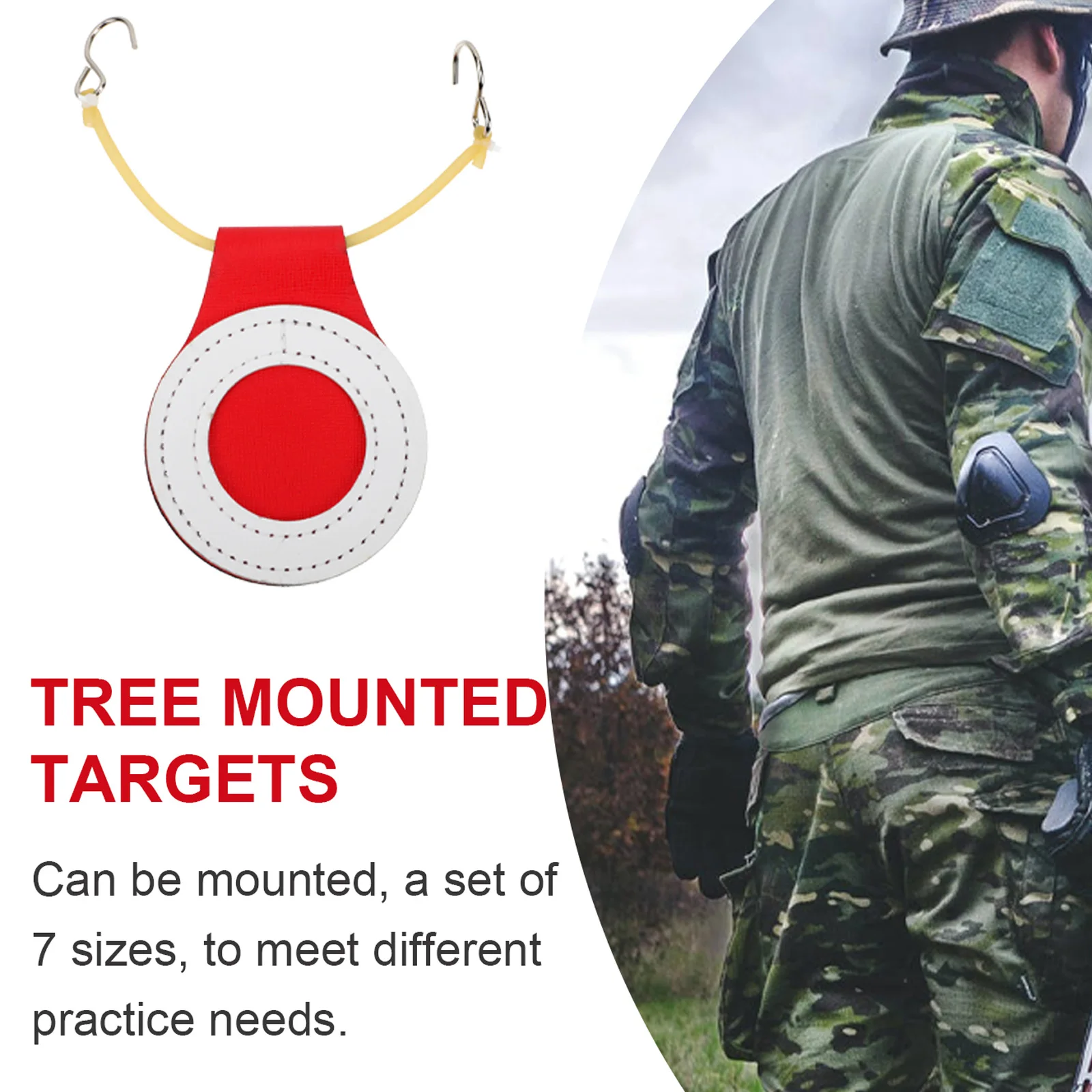 

7 Pcs Shooting Practice Target Targets for Multipurpose Outdoor Super Fiber Archery Portable