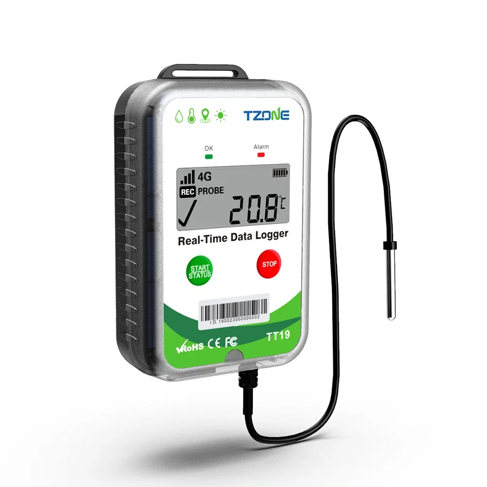 Multi-Use Volledig Featured Data Logger Temperatuur En Vochtigheid Gps Tracker