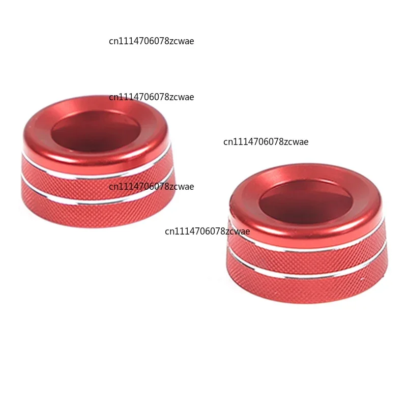 For Infiniti G25 G27 G37 2007-2013 Aluminum Alloy Silver Car Seat Heating Knob Ring Cover Trim Sticker Car Accessories