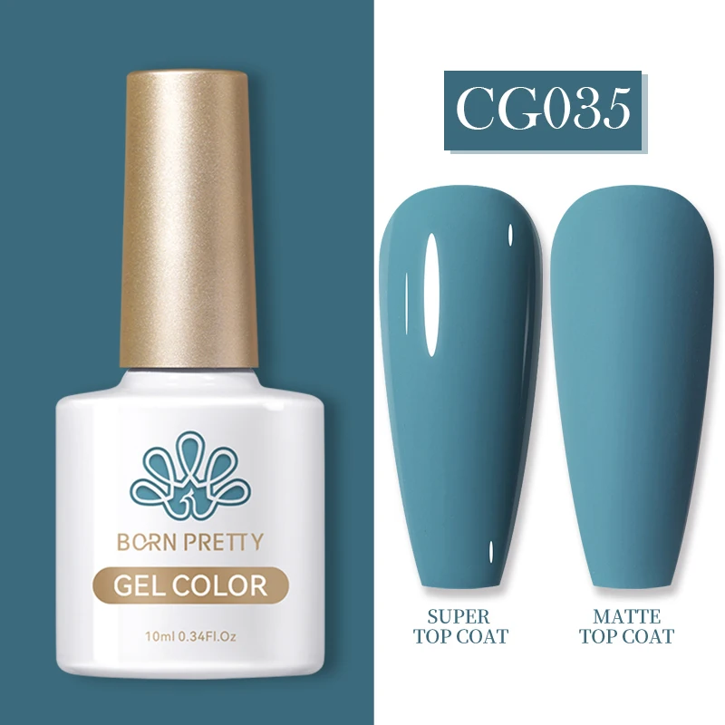 BORN PRETTY 10 ml Gel-Nagellack-Gel, 130 Farben, semi-permanenter, fester Nagelgel-Lack, Soak Off UV-Gel für Base Top Coat