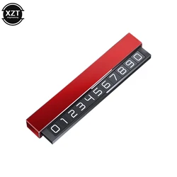 Fashion 1PCS Car Styling Stickers Temporary Parking Card Phone Number Plate Telephone Park Stop In Automobile Accessories