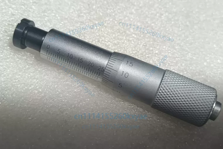 Micrometer micrometer head micrometer head self-locking side lock with mounting nut 0-25 gauge flat head