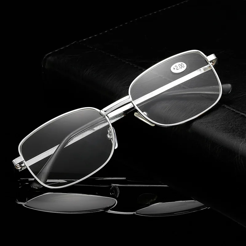 Men Women Anti Fatigue Reading Glasses Unisex Ultralight Square Frame Far Sight Eyewear Classic Retro Transparent Presbyopia image 2