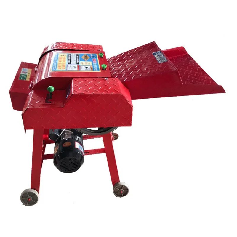 High Capacity Chaff Cutter Machine Grass Agricultural Farming Machine 4 Blades Chaff Cutter Straw Pulverize