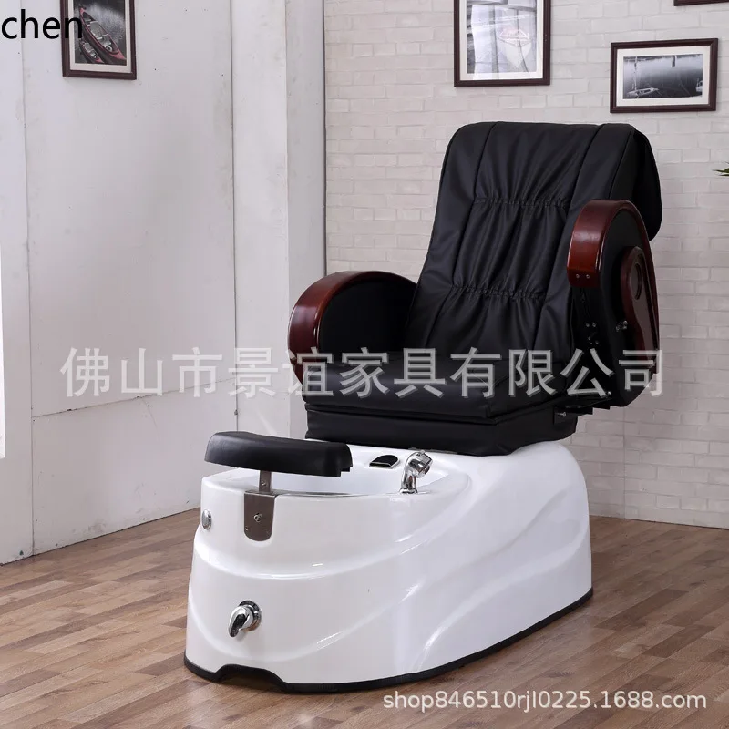 CZ Multifunctional Electric Foot Spa Sofa Nail Recliner Can Lie Flat for Nail and Foot Bath Massage Chair